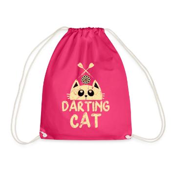 Dartspieler Chat - Sac de sport léger - fuchsia - Devant