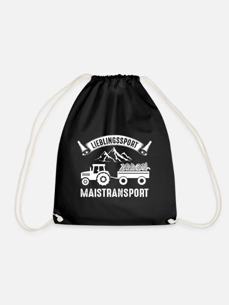Lieblingssport Maistransport - Turnbeutel - Schwarz