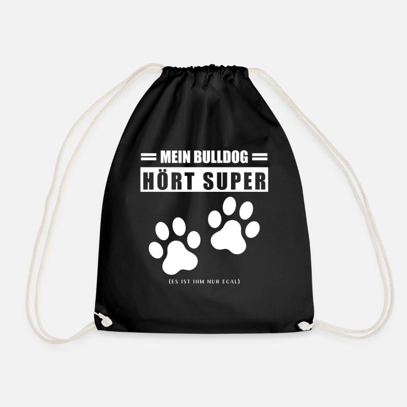 Bulldog - Turnbeutel - Schwarz