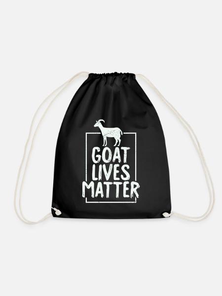 Goat Lives Matter - Turnbeutel - Schwarz