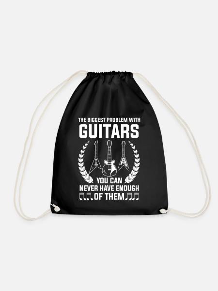 Guitare acoustique Guitare basse guitare électrique - Sac de sport léger - noir