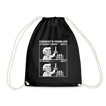 Chemistry It Works - Drawstring Bag - black - Front