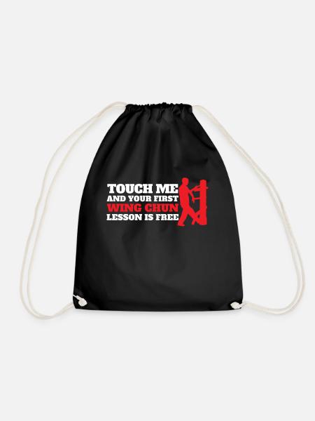 Wing Chun Chinesisch Kampfkunst - Turnbeutel - Schwarz