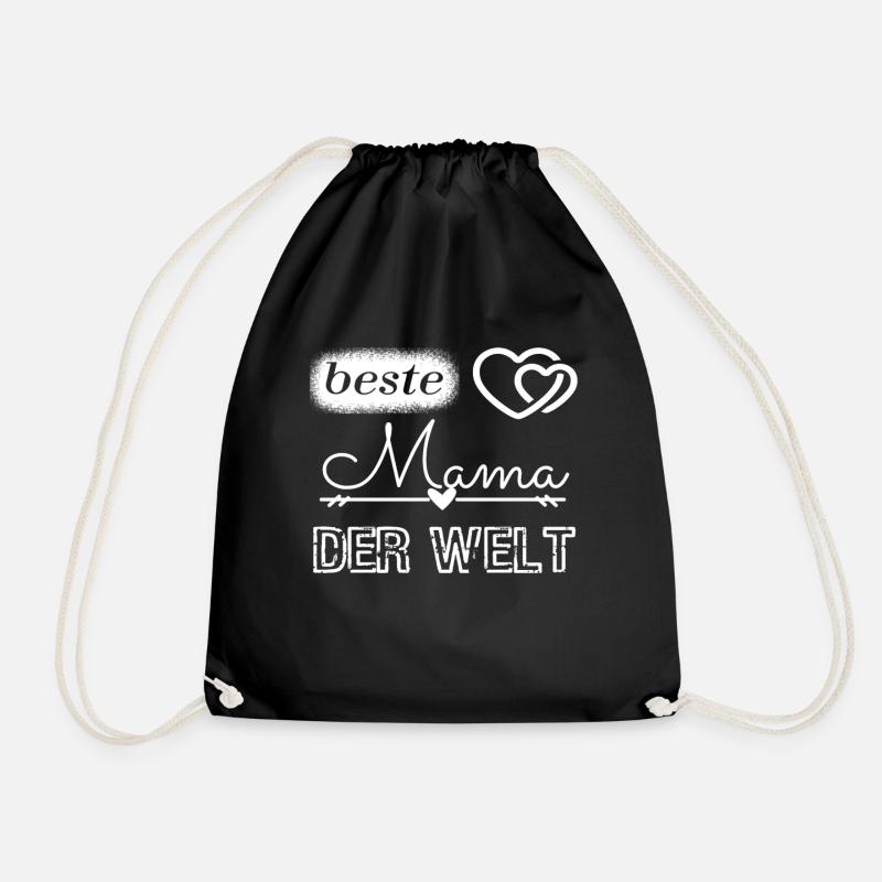 beste Mama - Turnbeutel - Schwarz