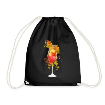 Aperolspritz Cocktail - Sac de sport léger - noir - Devant
