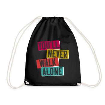 Football Sayings - Drawstring Bag - black - Front