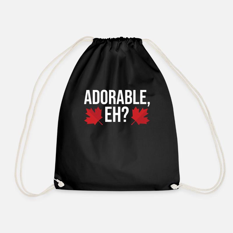 Canada Day Kanada Ahorn Blatt Kanadier - Turnbeutel - Schwarz