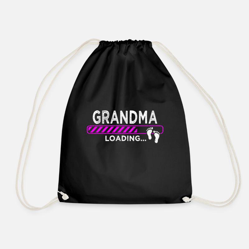 Grandma Loading - Turnbeutel - Schwarz