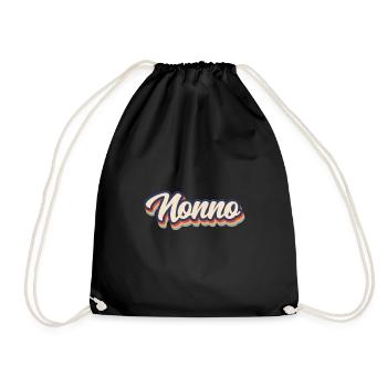 Nonno Vintage Colors - Sac de sport léger - noir - Devant