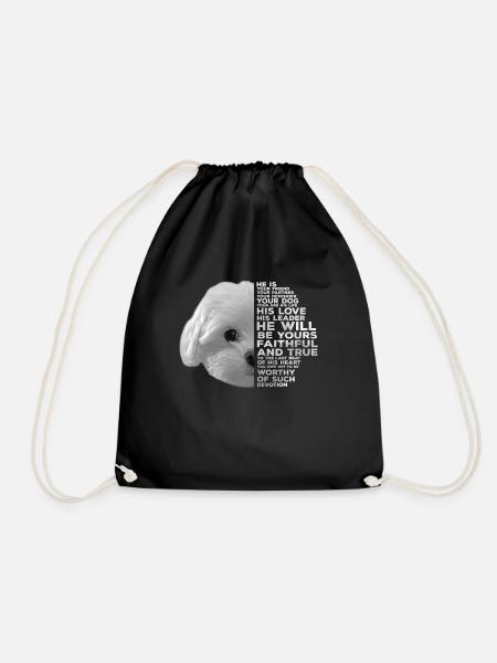 Visage maltais - Sac de sport léger - noir