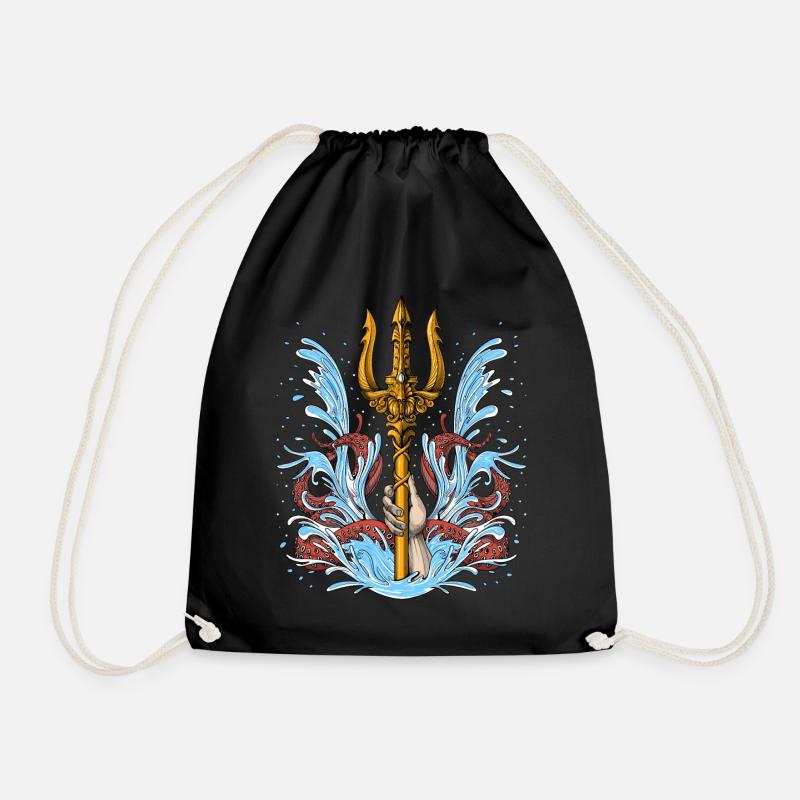 Trident Poséidon - Sac de sport léger - noir
