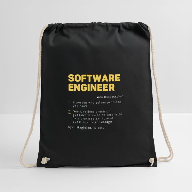 Funny Software Engineer Définition Computer Dev Sac de sport léger