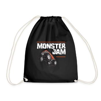 Monster Jam - Turnbeutel - Schwarz - Vorne