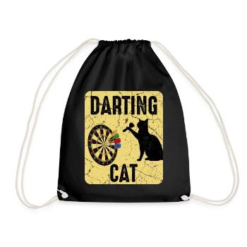 Dartspieler Chat - Sac de sport léger - noir - Devant