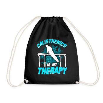 Sport amusant Calisthenics Entraînement - Sac de sport léger - noir - Devant