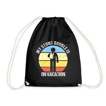 Stunt Double On Vacation Bras Cassé Bras Cassé - Sac de sport léger - noir - Devant