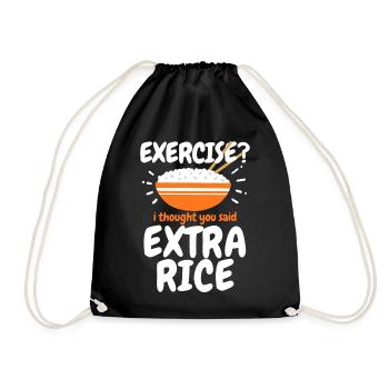 Riz Extra Riz Cuisine Philippine - Sac de sport léger - noir - Devant