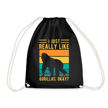 Gorilla - Sac de sport léger - noir - Devant