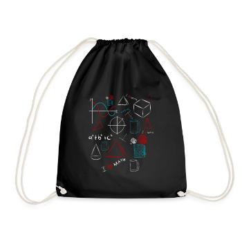 I Love Math - Formule mathématicienne et professeur de mathématiques - Sac de sport léger - noir - Devant
