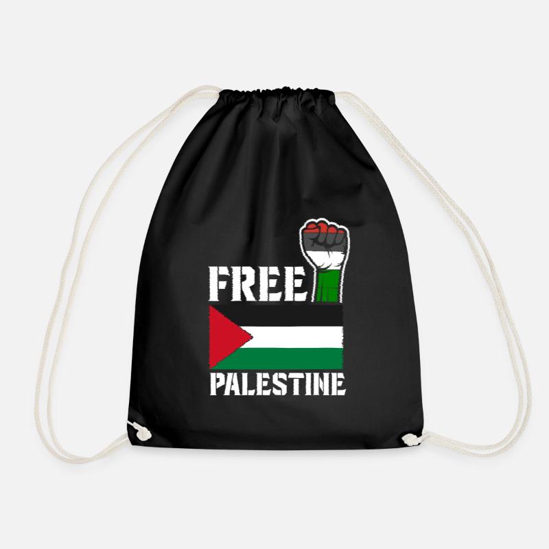 Palestine libre - Liberté pour la Palestine - Sac de sport léger - noir