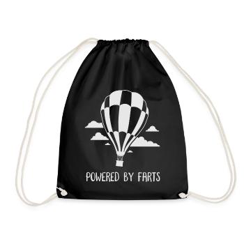 Ballons ballons cadeau - Sac de sport léger - noir - Devant