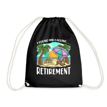 Pension plage vacances pension palmiers soleil mer - Sac de sport léger - noir - Devant