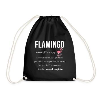 Flamingo - Sac de sport léger - noir - Devant