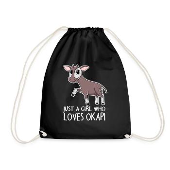 okapi - Drawstring Bag - black - Front