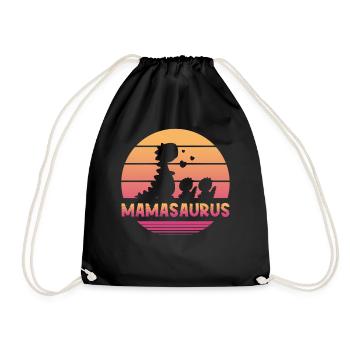 Mamasaurus - Turnbeutel - Schwarz - Vorne