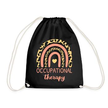 Occupational Therapy I - Drawstring Bag - black - Front
