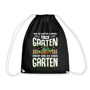 Garten - Turnbeutel - Schwarz - Vorne