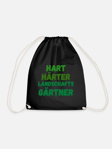 Hart Härter Landschaftsgärtner Gärtner Gartenbau - Turnbeutel - Schwarz