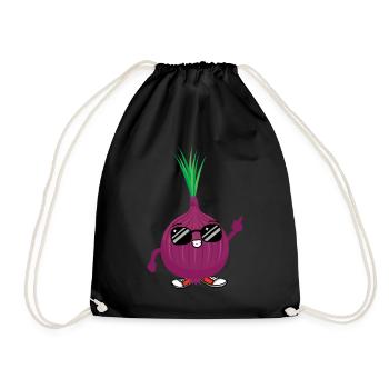 Oignon cool - Sac de sport léger - noir - Devant