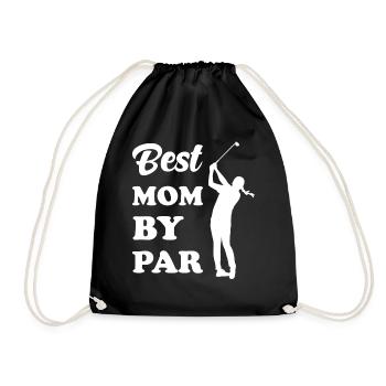 Best Mom by Par - Turnbeutel - Schwarz - Vorne
