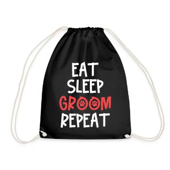 Garde-chien Toiletteur pour chiens - Sac de sport léger - noir - Devant