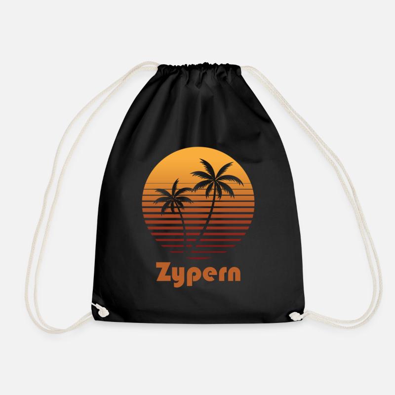 Zypern - Turnbeutel - Schwarz