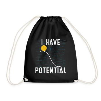 Physique physicien Science Chimie Cadeau - Sac de sport léger - noir - Devant