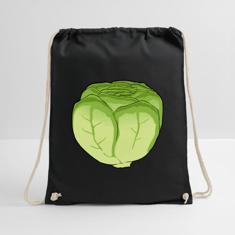 Lettuce Salad Cabbage Cabbage Head Vegetable Kitchen Drawstring Bag
