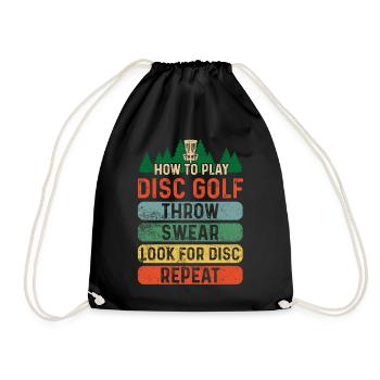 Disc Golf - Sac de sport léger - noir - Devant