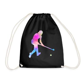 Hockey hockey de hockey cadeau de joueur équipe - Sac de sport léger - noir - Devant