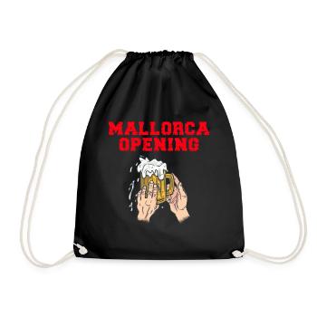 Mallorca Opening 2021 Party Outfit - Drawstring Bag - black - Front
