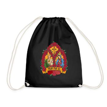 St Jude Thaddeus et Notre-Dame de Guadalupe - Sac de sport léger - noir - Devant