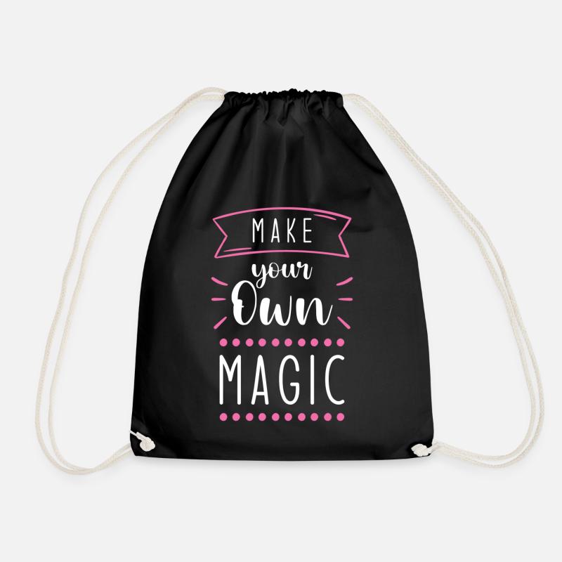 Magic spell Magic spell - Drawstring Bag - black