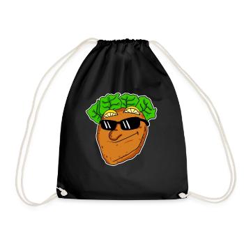 Cool escalopes avec lunettes de soleil - Sac de sport léger - noir - Devant