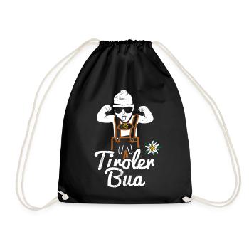 Bua tyrolienne avec pantalon en cuir Lausbua du Tyrol Costume - Sac de sport léger - noir - Devant