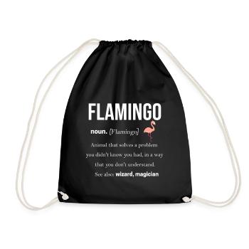Flamingo - Sac de sport léger - noir - Devant