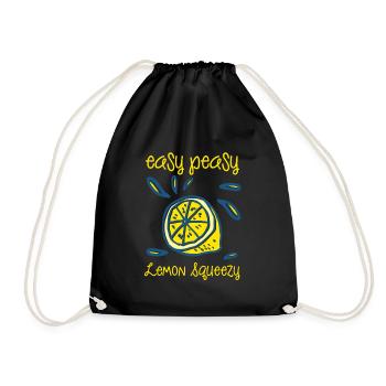 Easy Peasy Lemon Squeezy - Sac de sport léger - noir - Devant