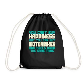 MOTORBIKE - Money Can’T Buy Happiness Motorbikes - Sac de sport léger - noir - Devant