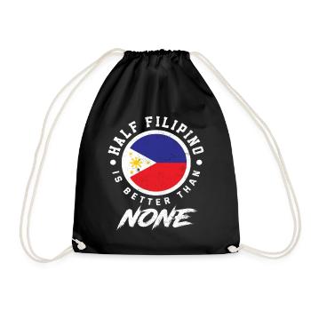 Philippines Origine Semi-Filipino Filipina - Sac de sport léger - noir - Devant
