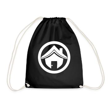 Maison toit - Sac de sport léger - noir - Devant